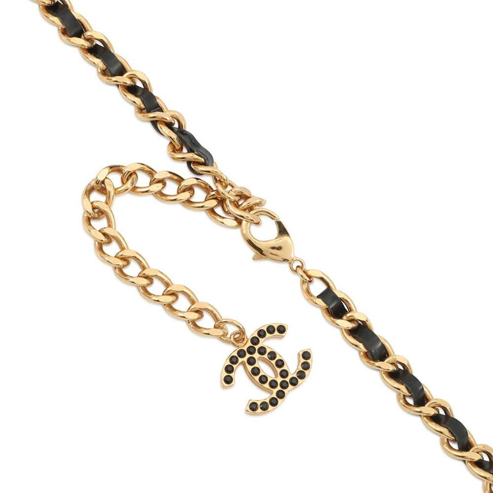 CHANEL Gold Logo Necklace - Picture 5 of 12